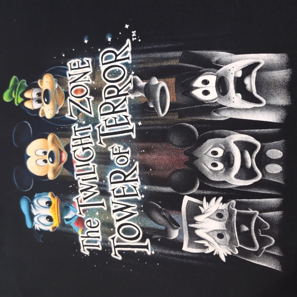 Disney Parks The Twilight Zone Tower of Terror T-shirt Size Child's Medium VTG